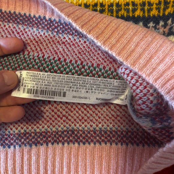 Zara fruit jacquard sweater NWT - Picture 8 of 12